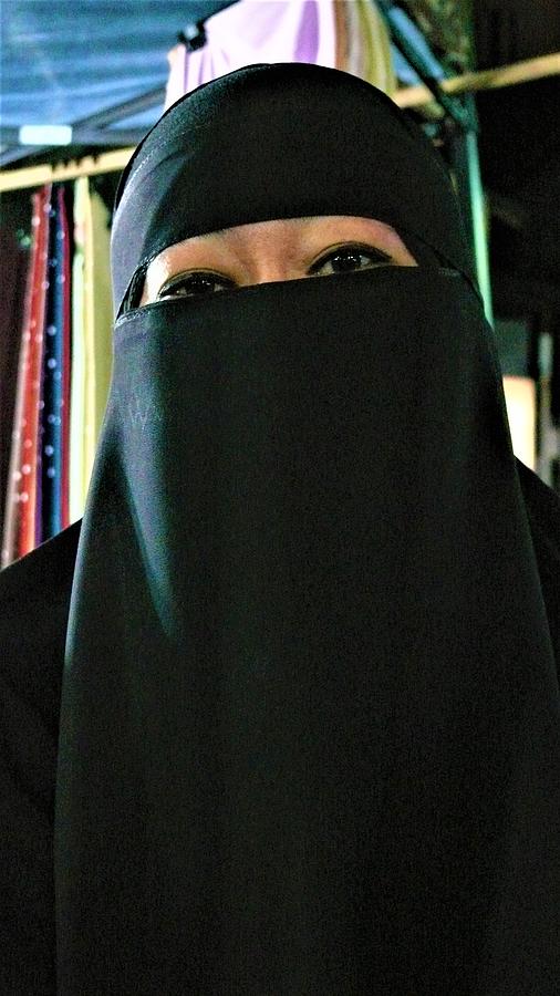 Muslim Woman in Niqab Photograph by Robert Bociaga