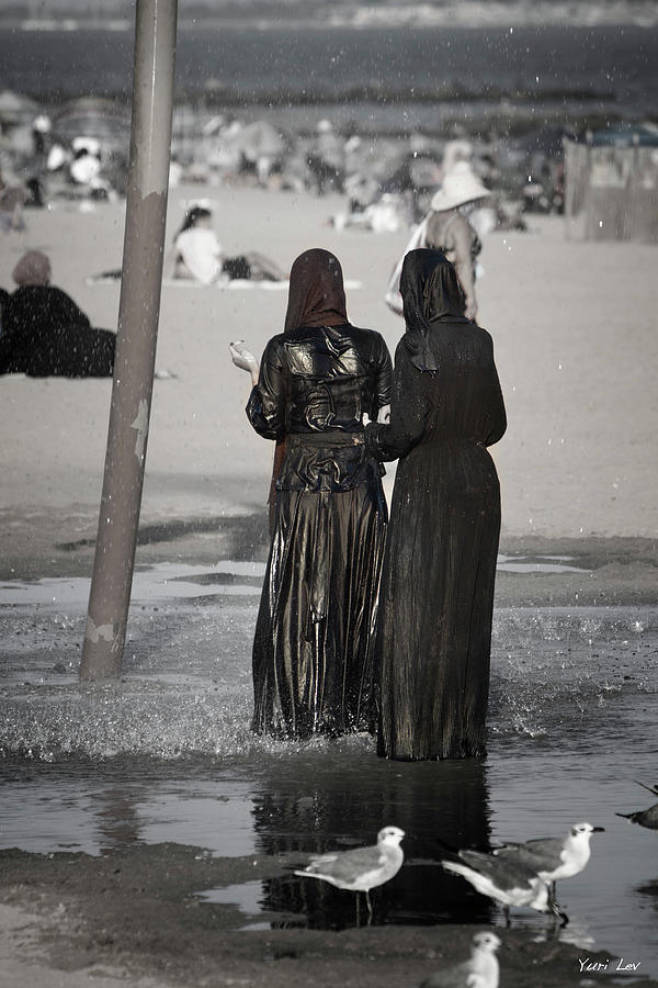 Muslim Women at the Beach Photograph by Yuri Lev