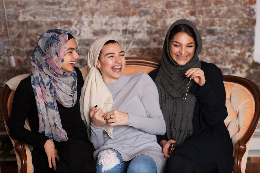 #MuslimGirls Laughing Photograph by Muslim Girl