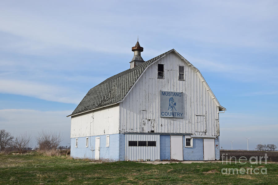 Mustang Barn Photograph by Kathy M Krause