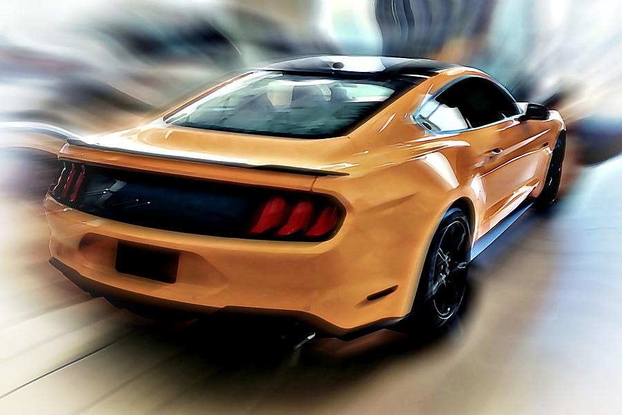 Mustang GT Digital Art by David Manlove