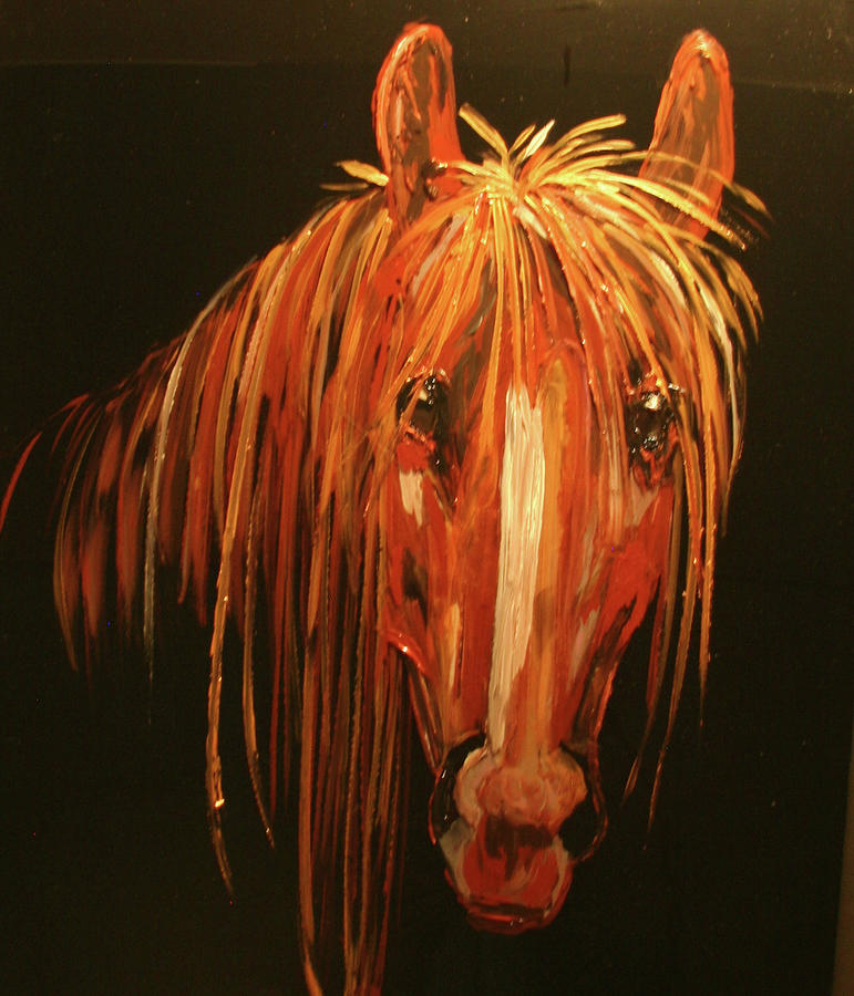 Mustang Sally Painting by Marilyn Quigley