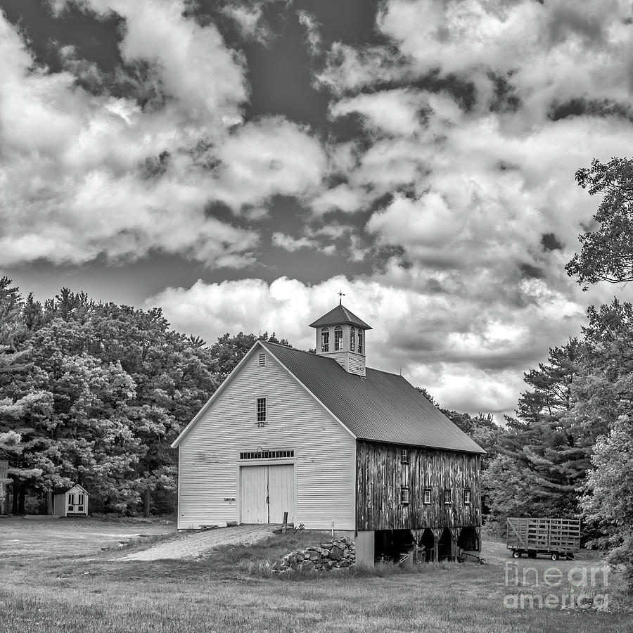 Muster Field Farm North Sutton New Hampshire HDR Photograph by Edward Fielding
