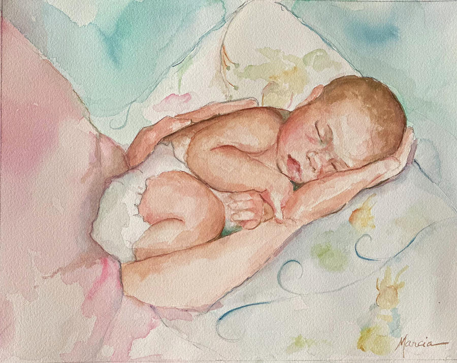 My Baby Painting by Marcia Hodges