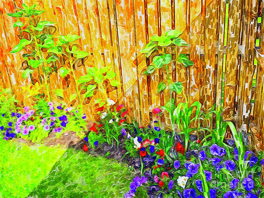 My Back Garden Digital Artwork 2 Digital Art