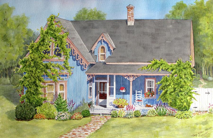 My Blue Heaven Painting by Mary Ellen Mueller Legault