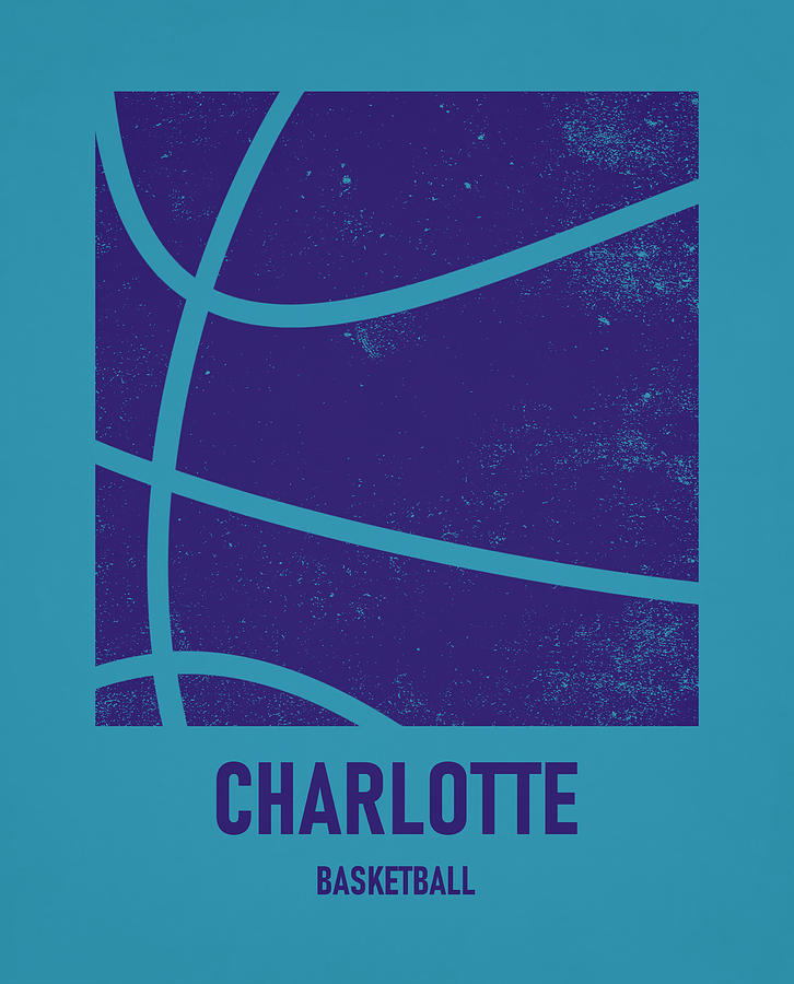 My Charlotte Hornets City Basketball Art Mixed Media By Joe Hamilton