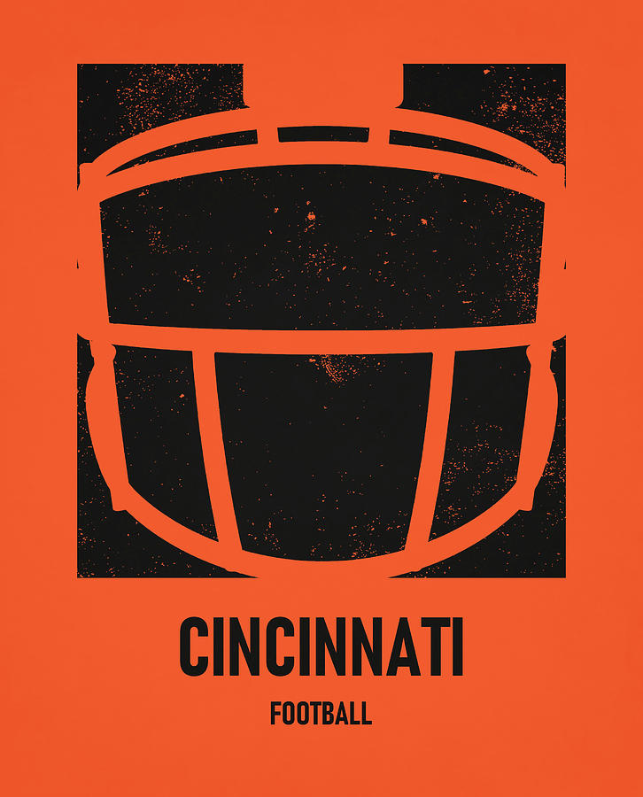 Cincinnati Bengals Vintage Art by Joe Hamilton