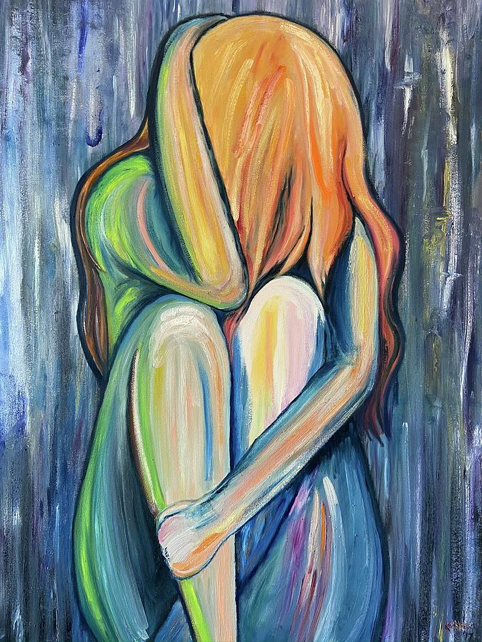 My Colorful Depression Painting by Kathleen DiBerardino - Fine Art America