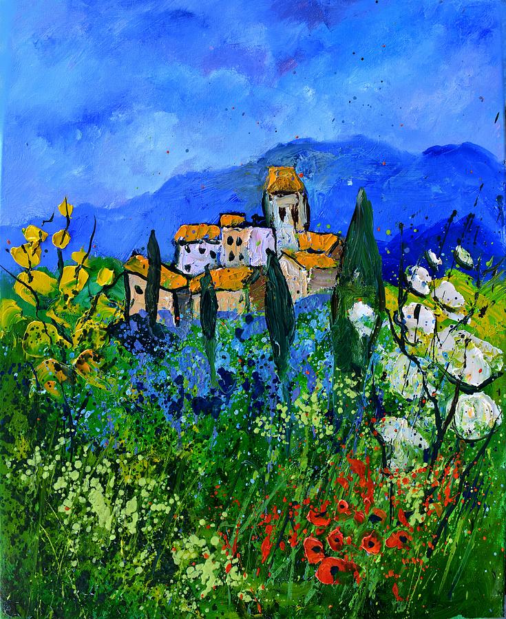 My colourful provence Painting by Pol Ledent