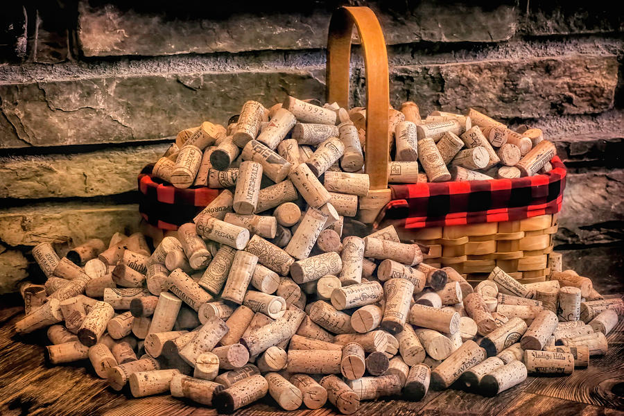 Cork Photograph - My Corks Runneth Over by Donna Kennedy