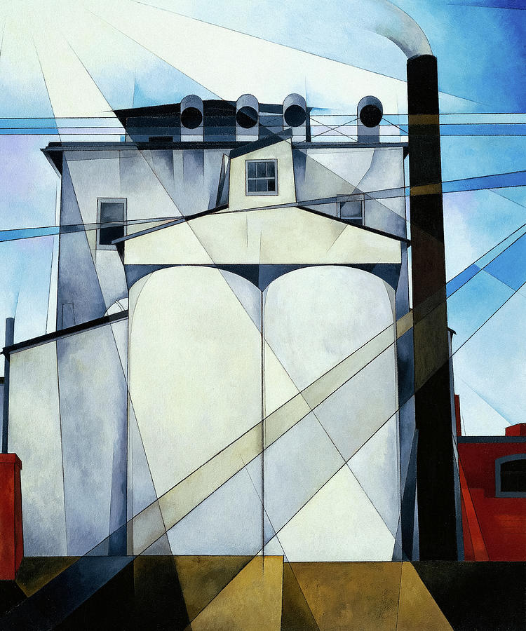 Charles Demuth Painting - My Egypt by Charles Demuth