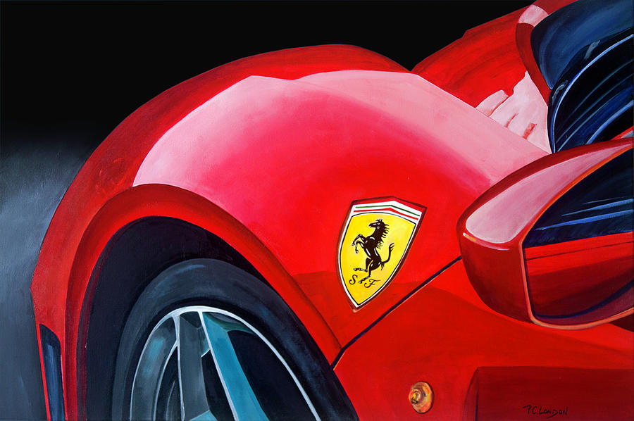 My Fast Car Painting by Phyllis London