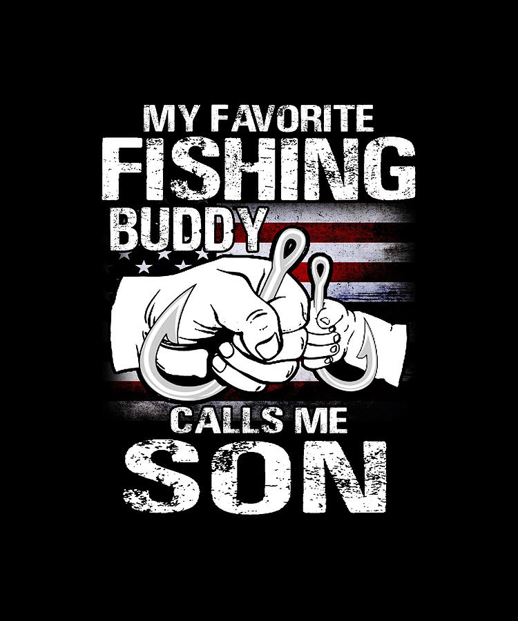 Fishing Shirt, My Fishing Buddy Calls Me Pawpaw Us American Flag