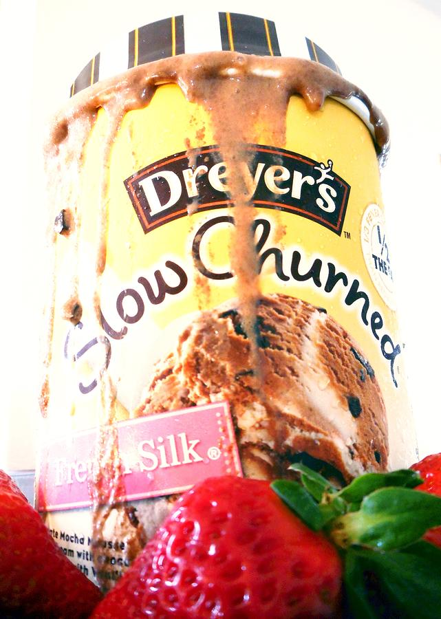 My Favorite Ice Cream with Strawberries Photograph by Dietmar Scherf
