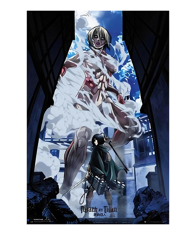 logo Anime Shingeki no Kyojin Attack on Titan Drawing by Atack On Titan -  Fine Art America