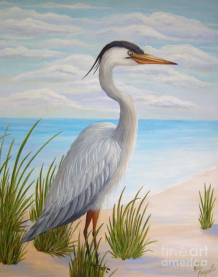 My Feathered Friend Painting by Valerie Carpenter