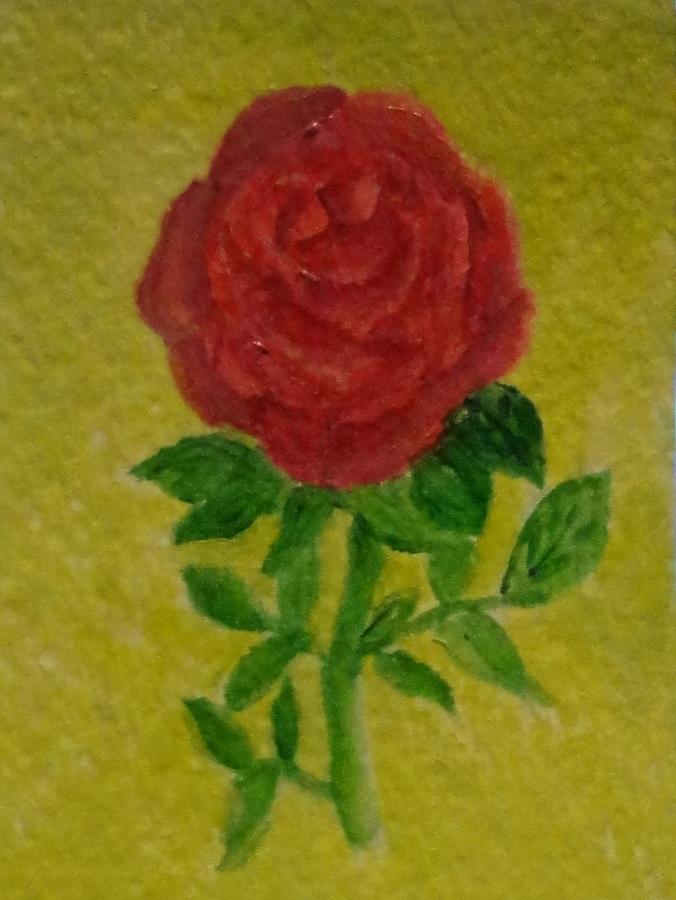 My Garden Rose  Painting by Rosie Foshee