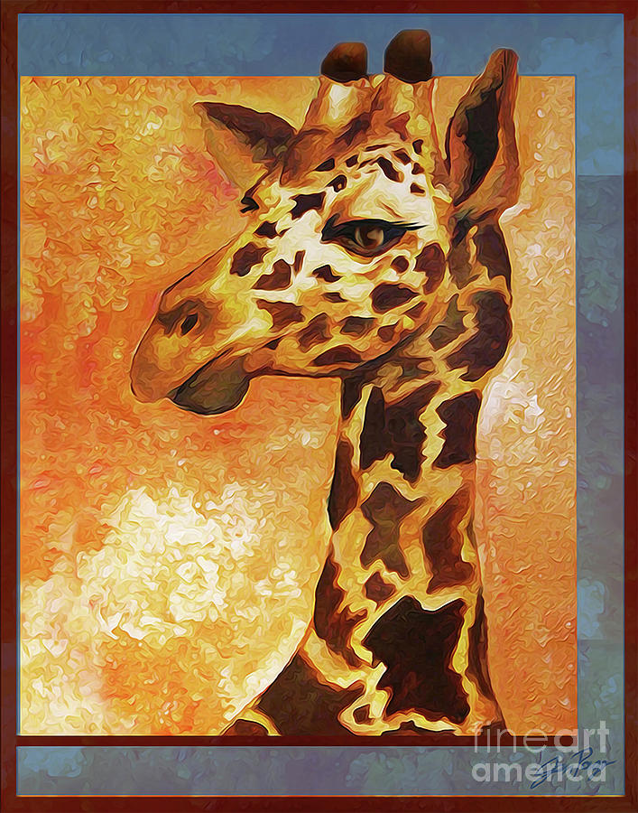 My Giraffe Mixed Media by Jennifer Page