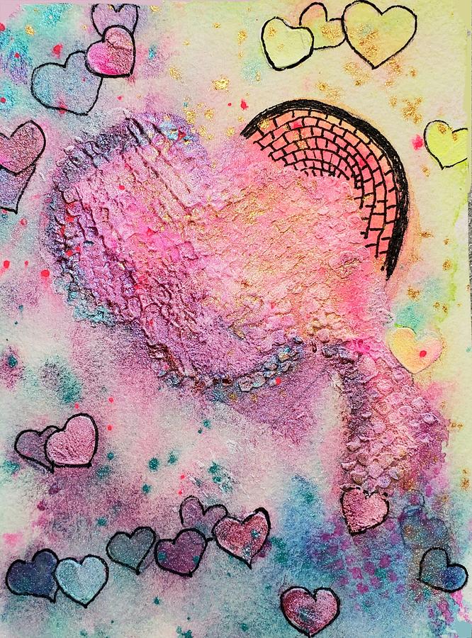 My Guarded Heart Mixed Media by Deahn Benware