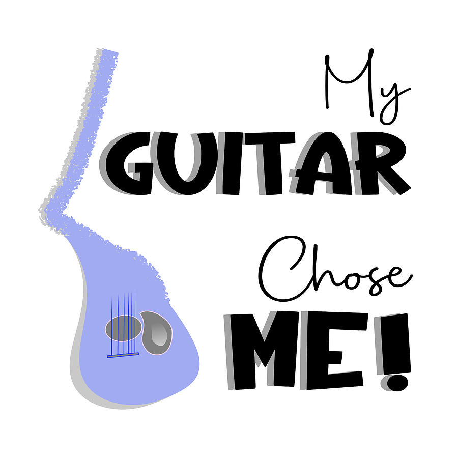 My Guitar Chose Me Digital Art by Bob Pardue