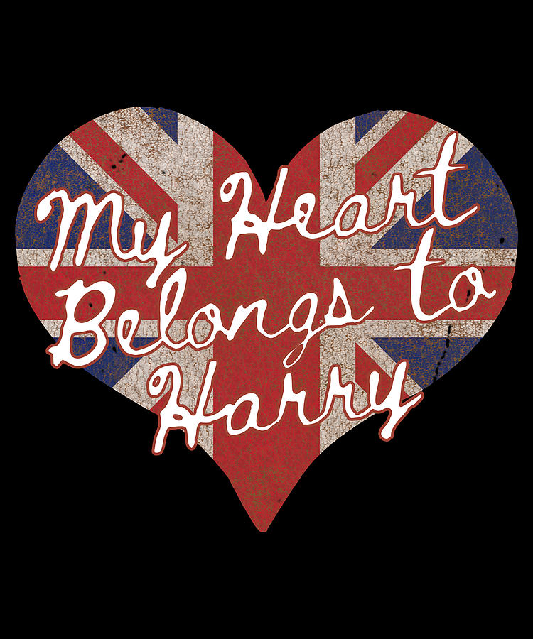 My Heart Belongs to Prince Harry Digital Art by Flippin Sweet Gear
