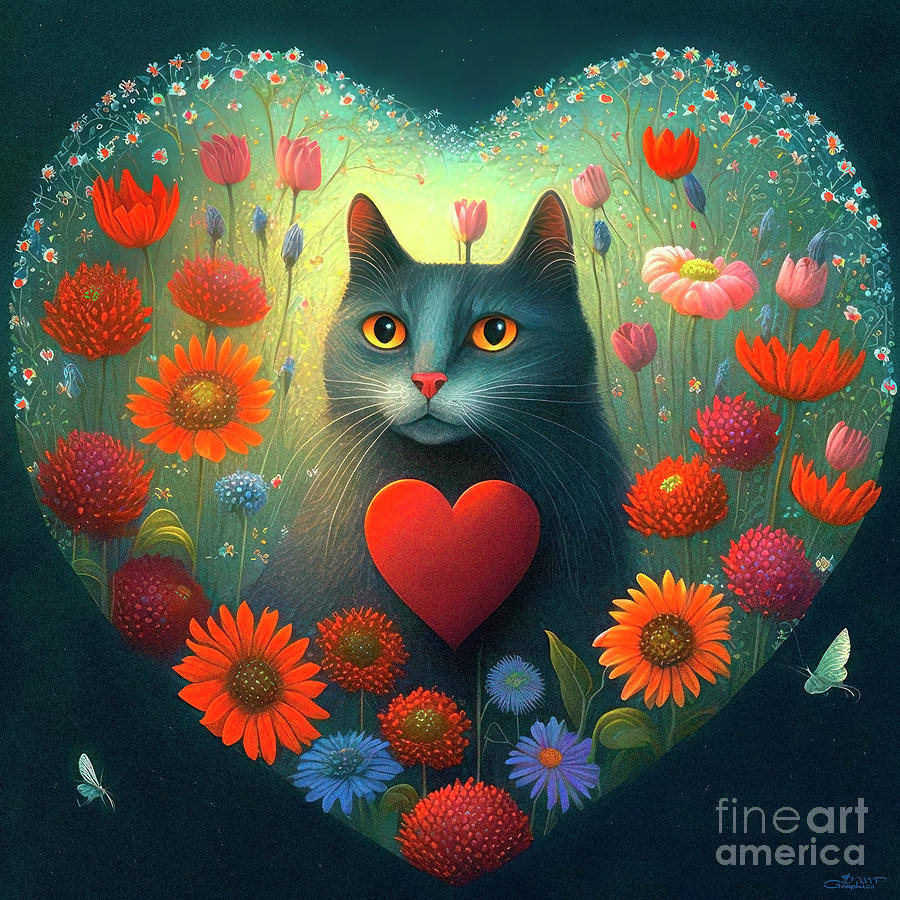 My Heart for You Digital Art by Jutta Maria Pusl