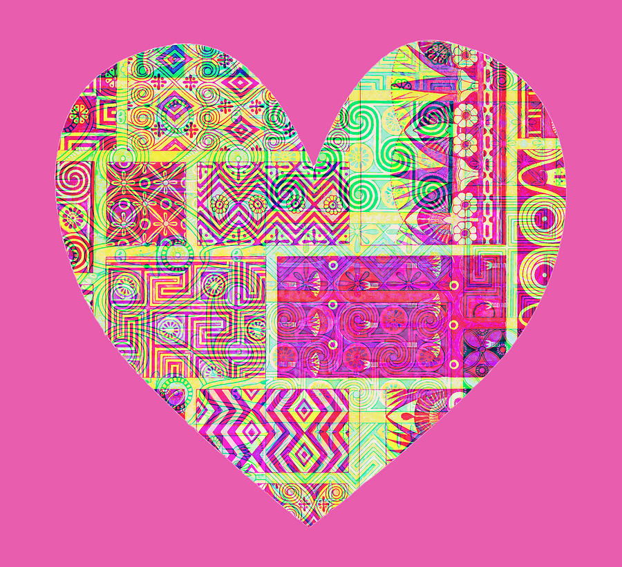 My Heart is Crazy for You Digital Art by Gaby Ethington