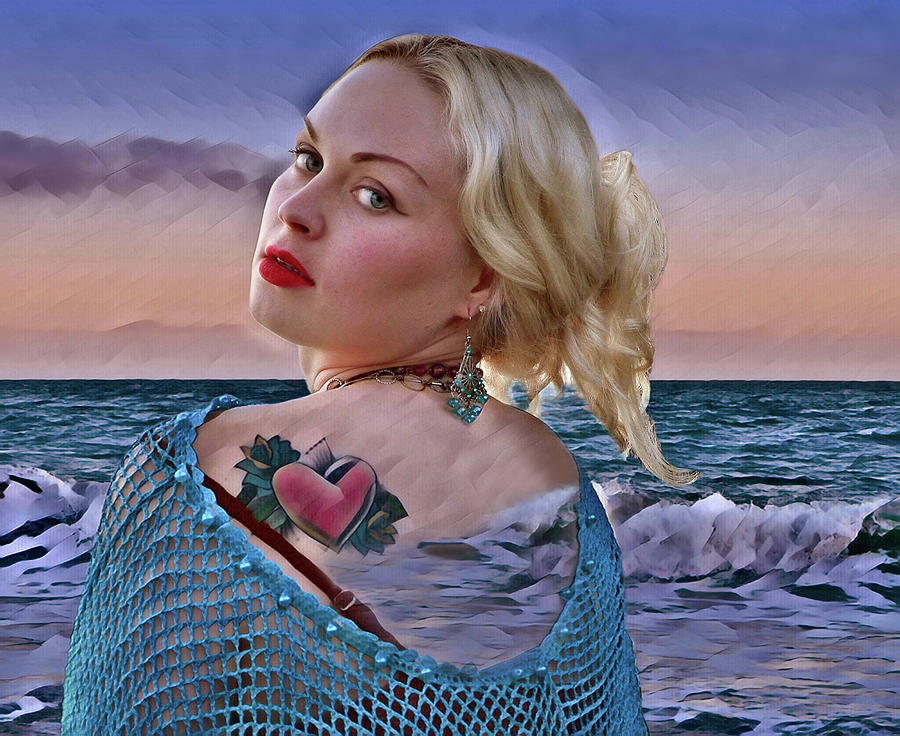 My Heart Ocean Tattoo Photograph by Marilyn MacCrakin