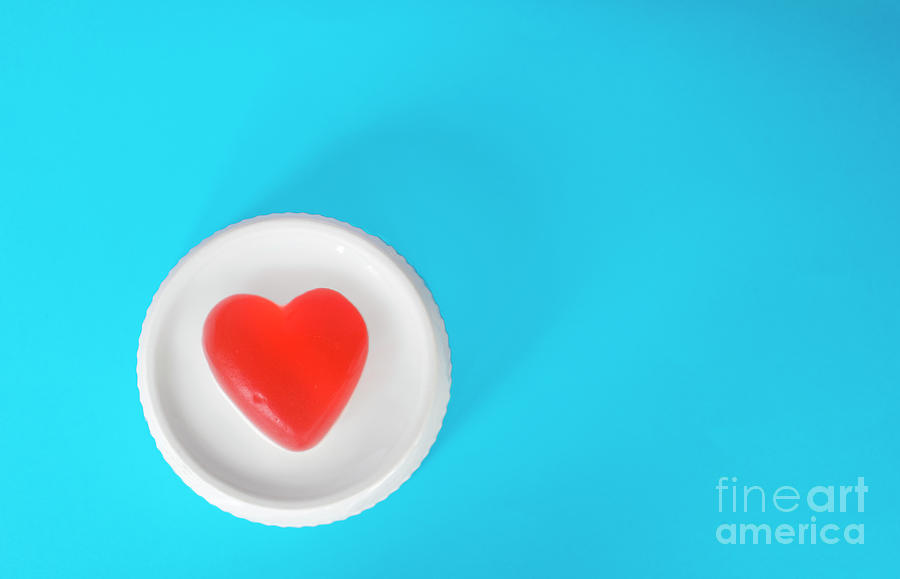 Candy Photograph - My heart on a plate by Juli Scalzi