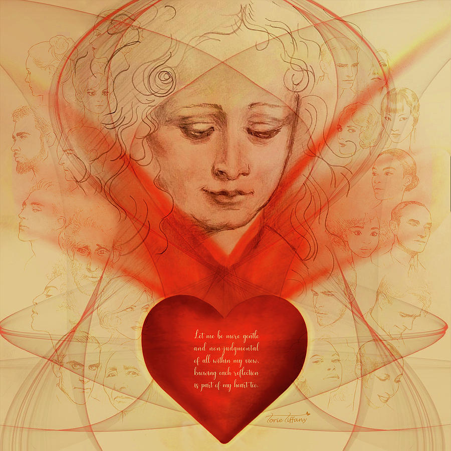 My Heart Digital Art by Torie Tiffany