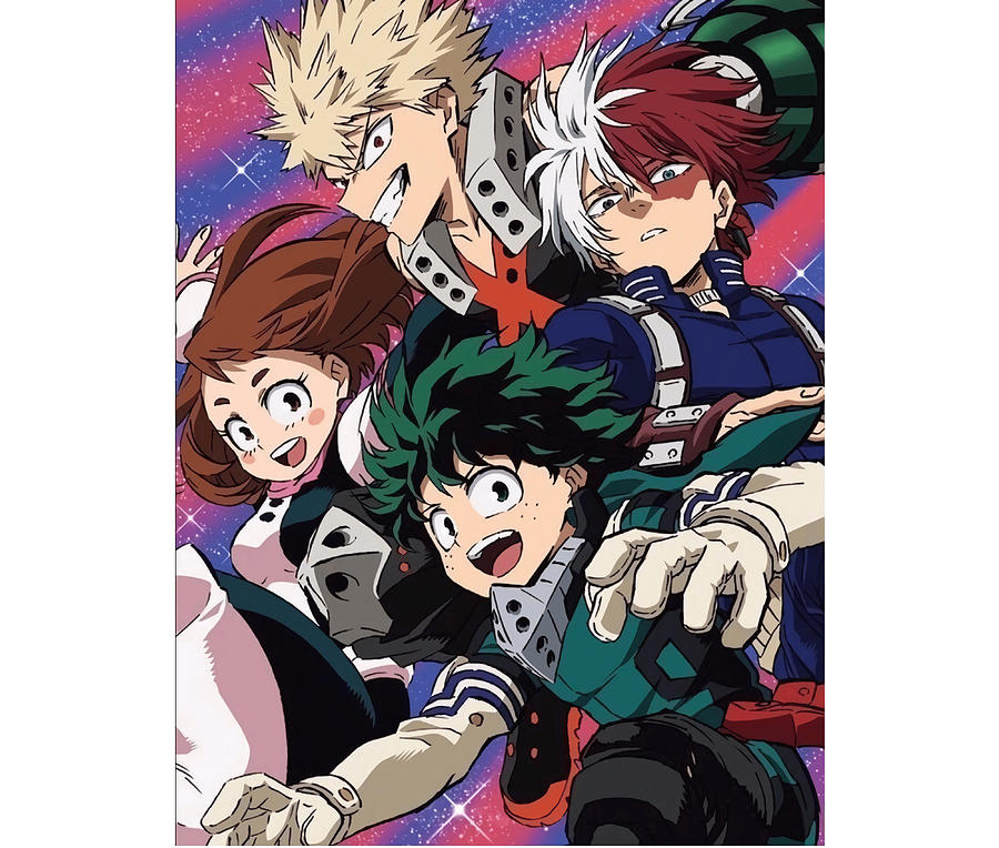 My hero academia Comforter Copy Painting by Joseph Ward | Pixels