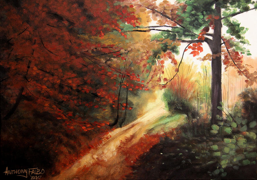 My Journey Home Painting by Anthony Falbo