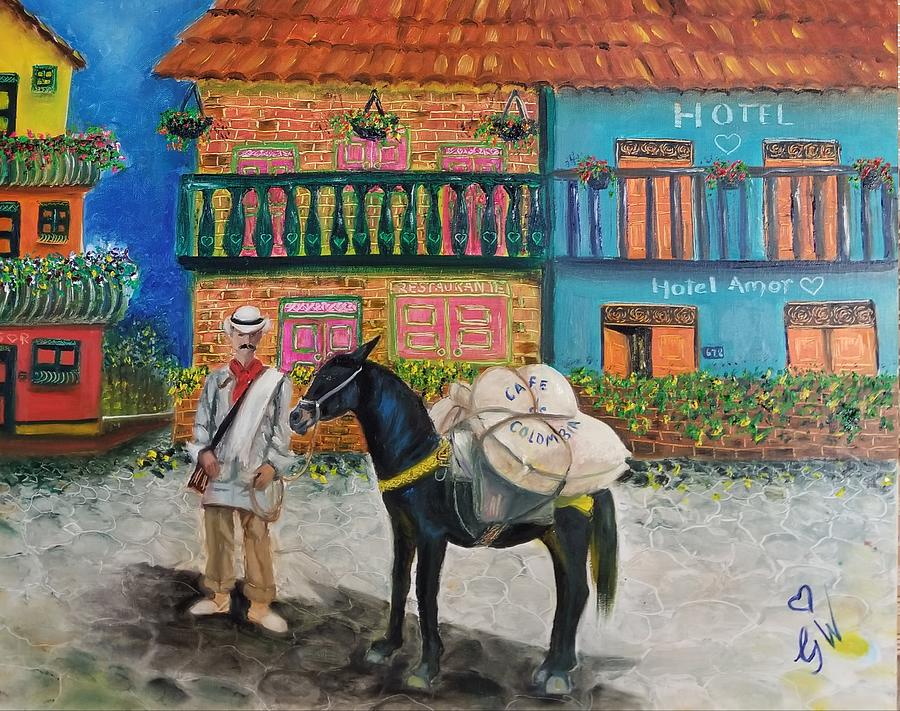 My Juan Valdez Painting by Gladys Waters - Pixels