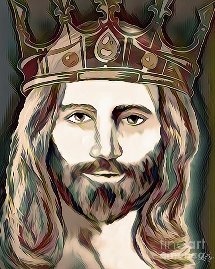 My King Digital Art by Jennifer Page