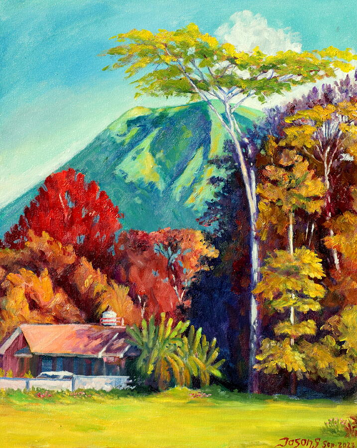 My Late Wifes Homeland 5 Painting by Jason Sentuf