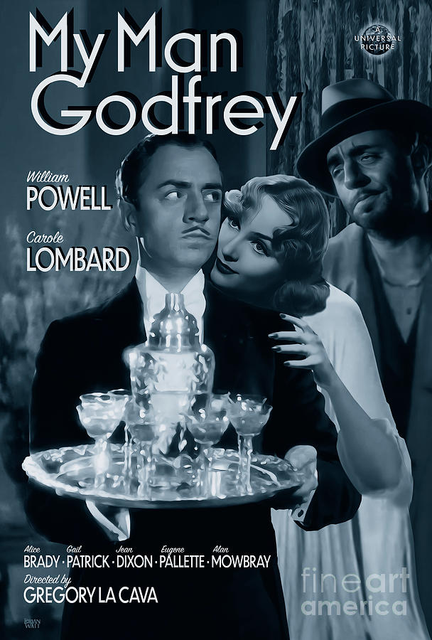 My Man Godfrey Movie Poster Photograph by Brian Watt