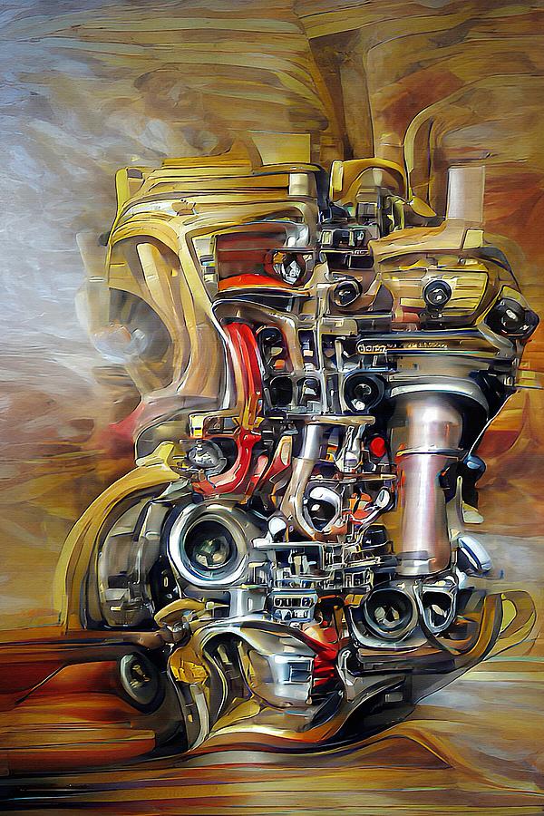 My Mechanical Heart Digital Art by David Manlove