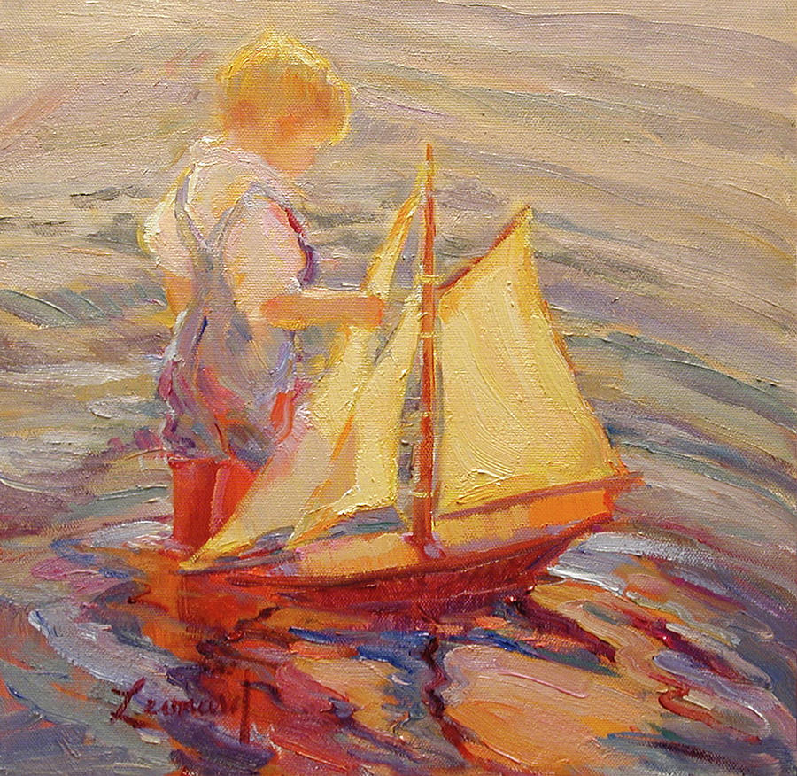 My New Sailboat Painting