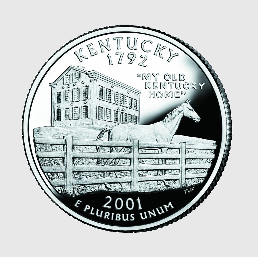 My Old Kentucky Home 2001 Kentucky Derby Quarter Digital Art by Peter Ogden