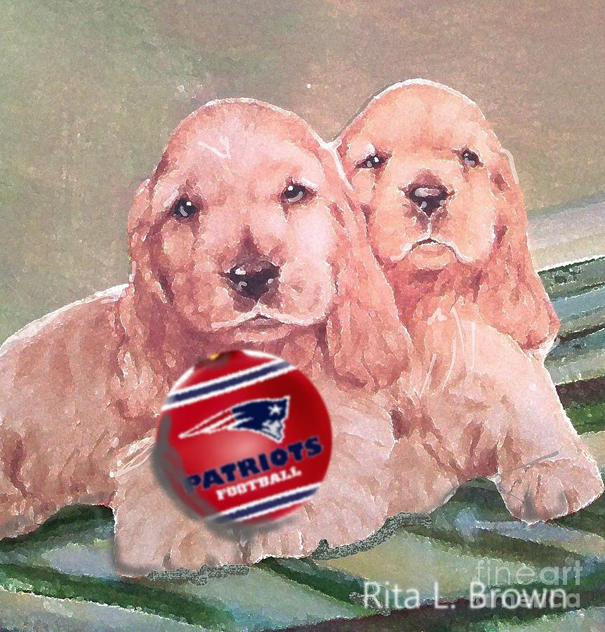 My Patriots Bulb Painting by Rita Brown
