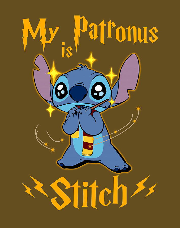 My Patronus Is A Stitch For Men Women Beach Graphic Digital Art by ...