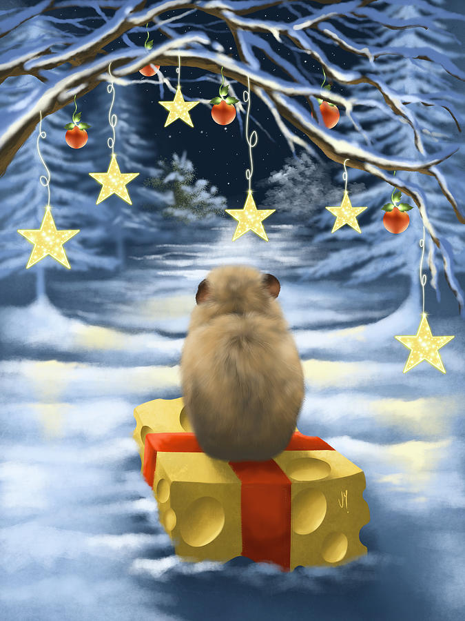 My perfect Christmas  Painting by Veronica Minozzi