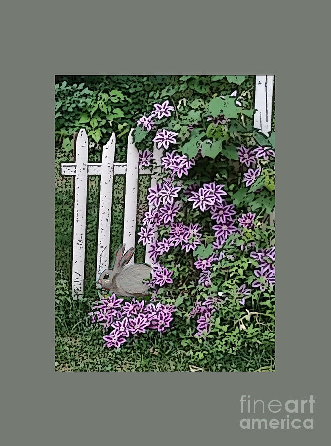 My pet rabbit Painting by Follow Themoonart My pet rabbit Painting by Follow Themoonart