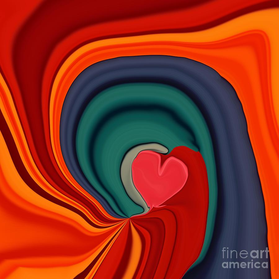 My precious heart  Digital Art by Elaine Rose Hayward