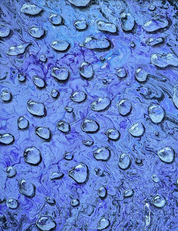 My Purple Rain Painting