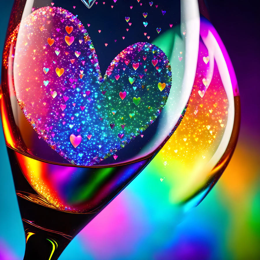 My Rainbow Valentine Digital Art