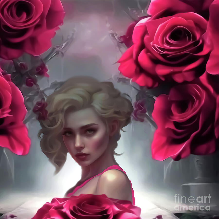 My Rose Queen Digital Art by Eddie Eastwood