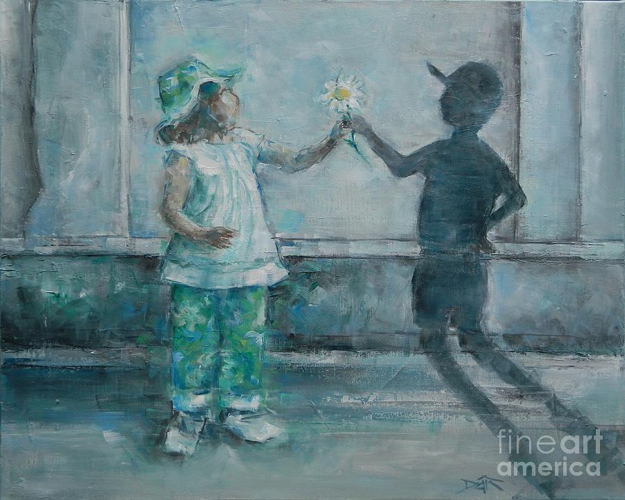My Shadow Friend Painting by Dan Campbell