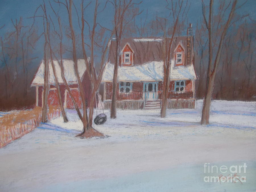 My son Leighs House  Pastel by Rae  Smith PAC